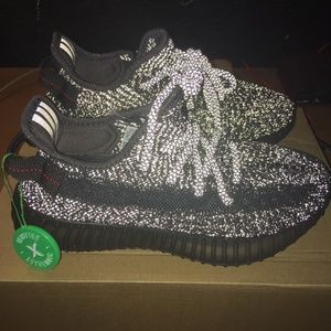 Yeezy Boost 350 Reflective Black Size 5